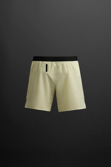 BASIC TRAINING SHORTS - Yellow by Zara