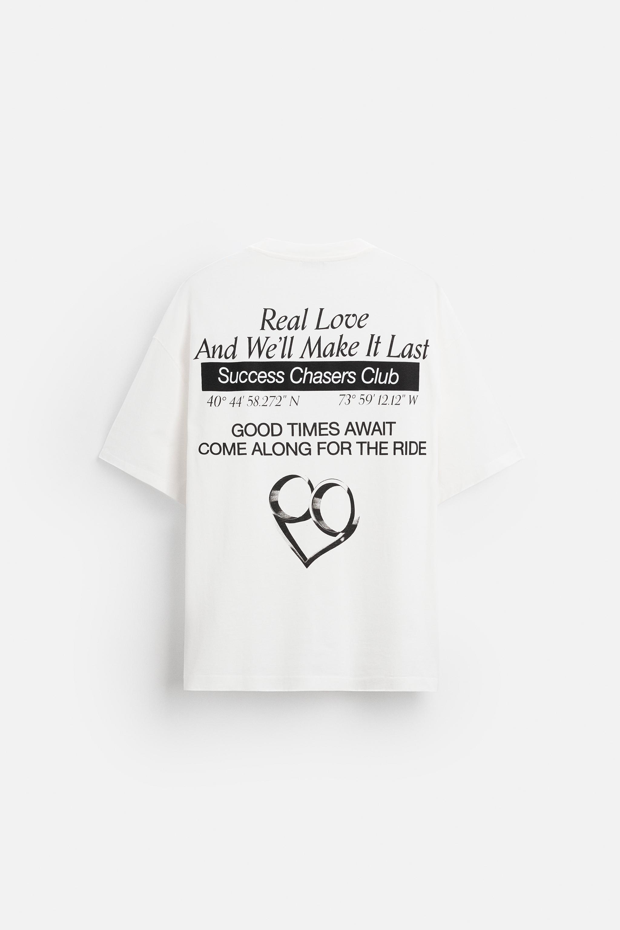 テキストプリント Tシャツ - オフホワイト | ZARA Japan / 日本
