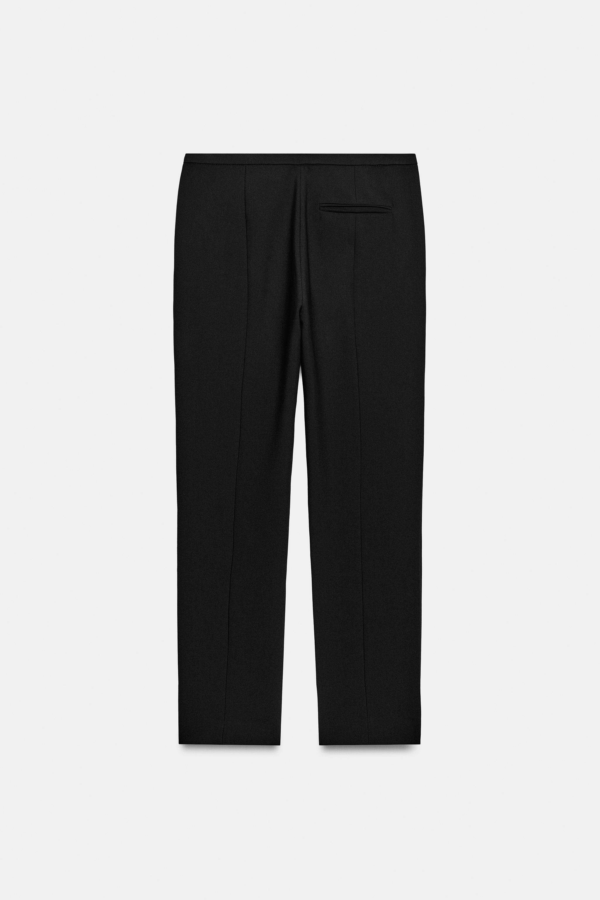 Zara ZW COLLECTION STRAIGHT FIT PANTOLON görsel 6