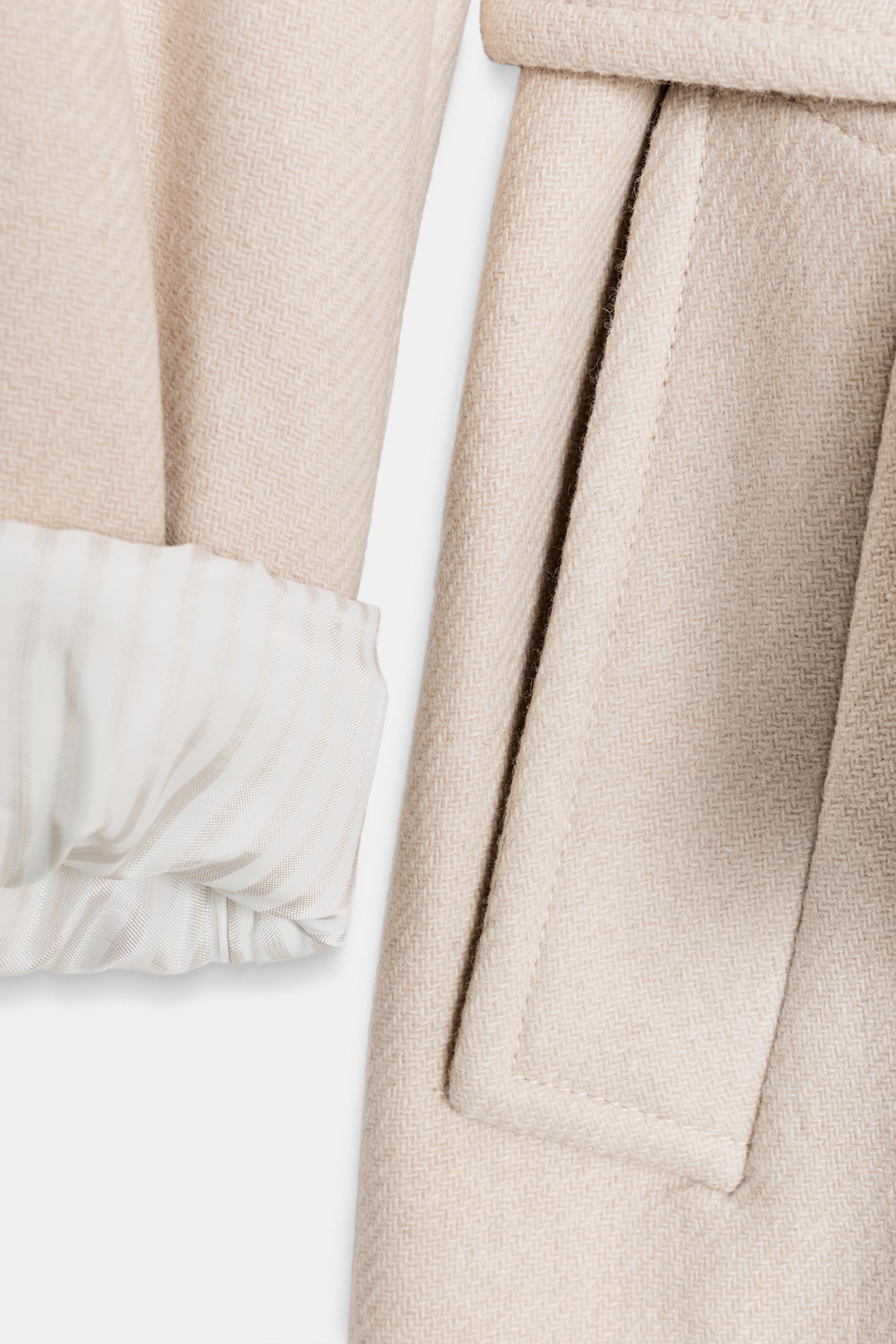 LONG BELTED WOOL COAT
