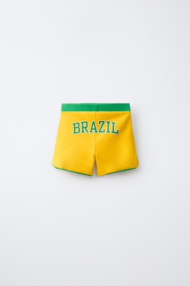 LEGGING COURT BRÉSIL - Jaune de Zara - Image 1