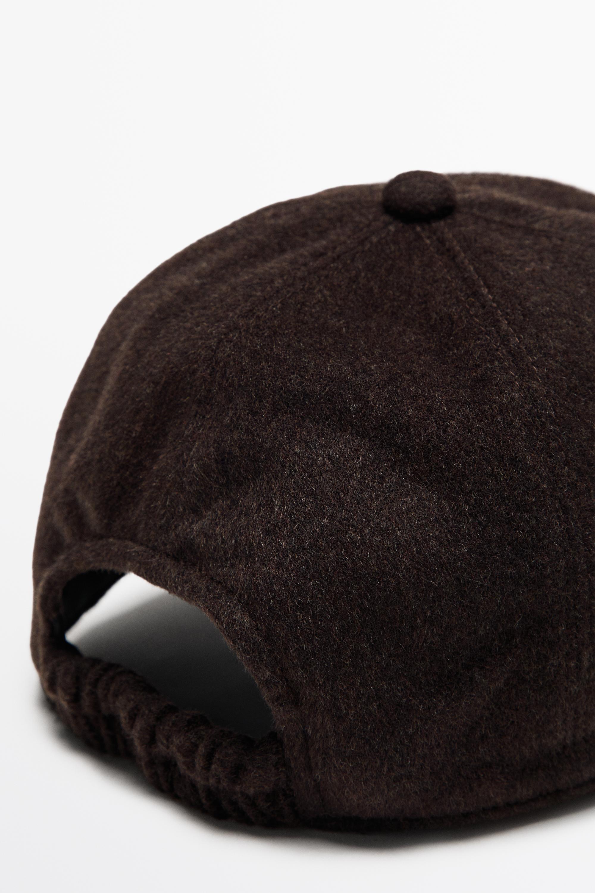 Wool blend cap