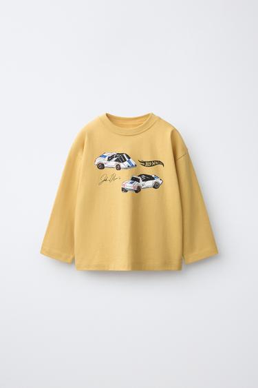 Zara HOT WHEELS™ MATTEL PRINT T-SHIRT - Mustard
