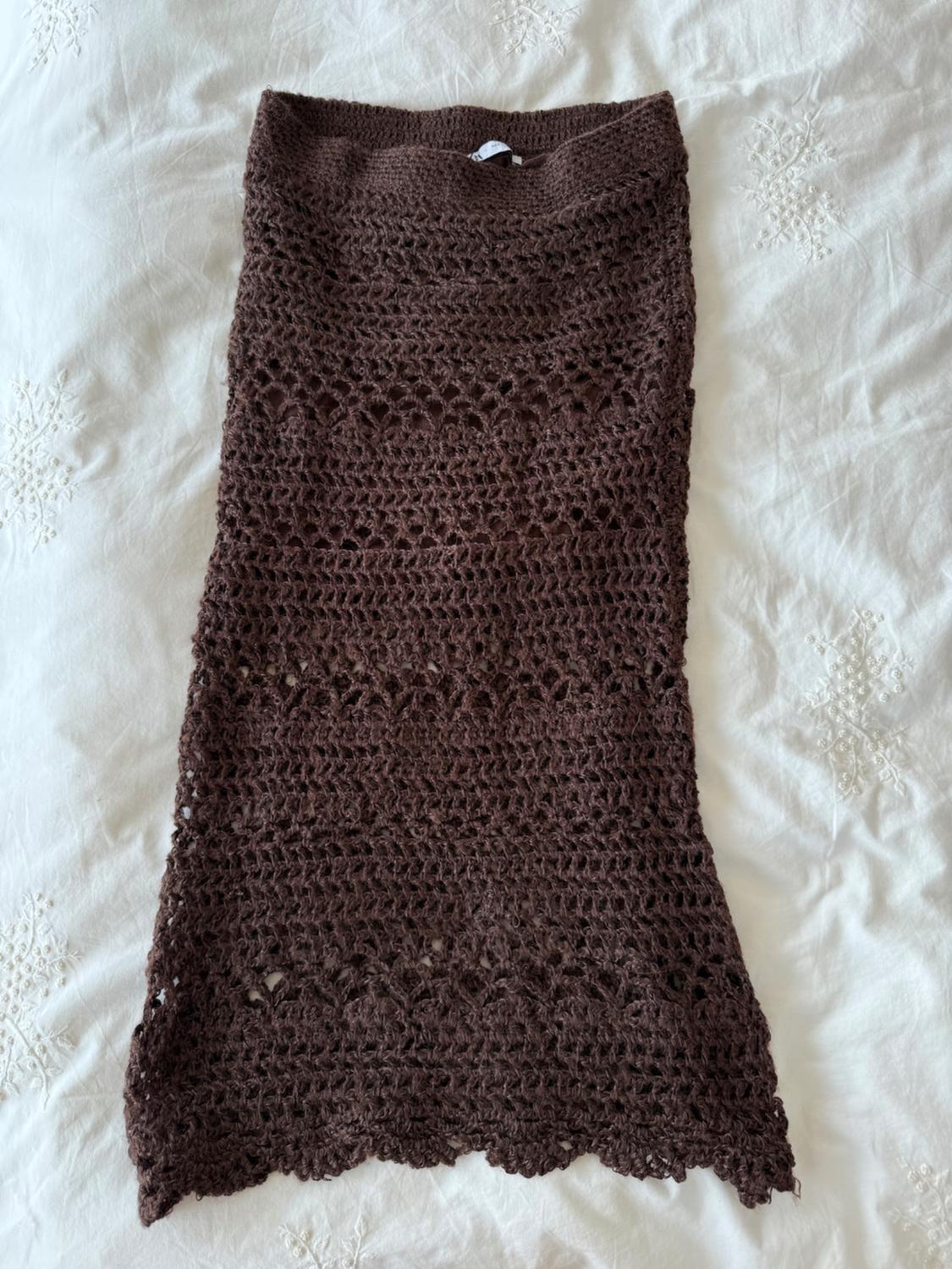 CROCHET KNIT SKIRT - Image 8