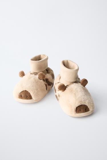 GIRAFFE SLIPPERS - Sand Brown by Zara - Image 2