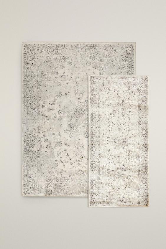 VINTAGE-EFFECT RUG - Beige by Zara - Image 0