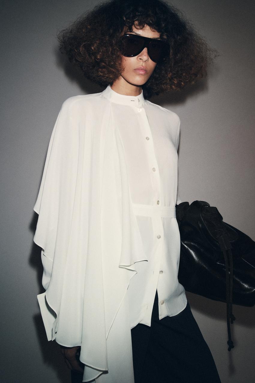 ZW COLLECTION ASYMMETRIC SHIRT