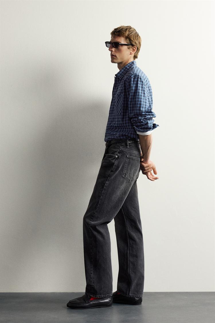 Jeans de pierna recta Aaron Levine x Zara 5