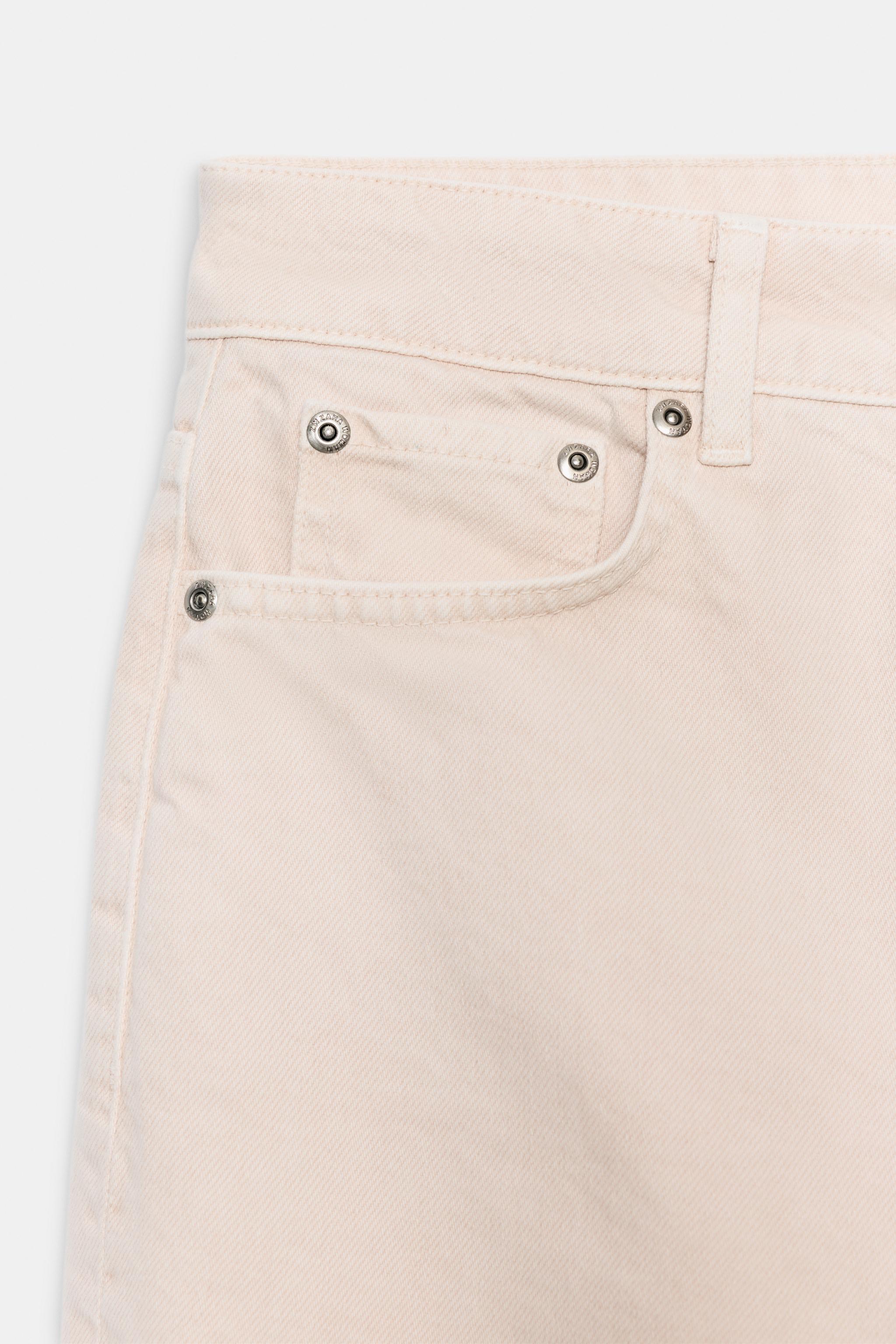 ZW COLLECTION TAPERED MID-RISE JEANS