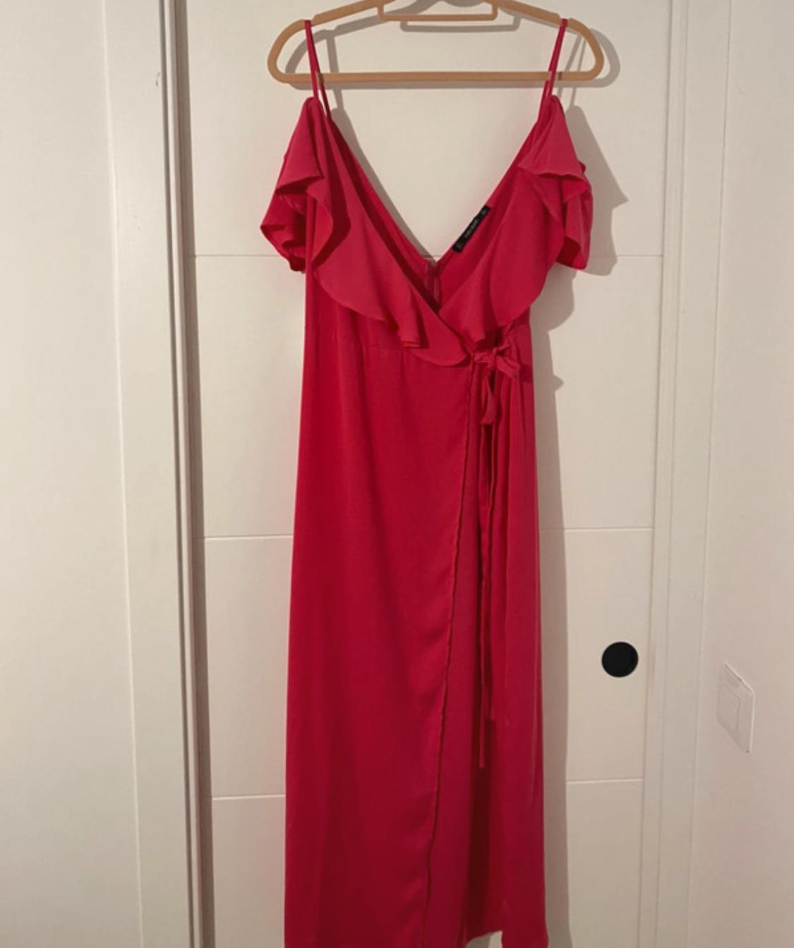 RUFFLED WRAP JUMPSUIT