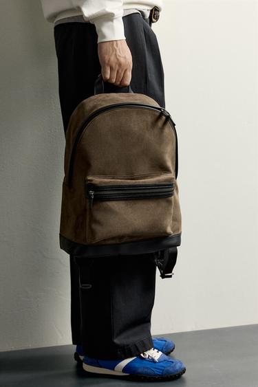 COMBINED BACKPACK - Khaki Green by Zara - Image 0