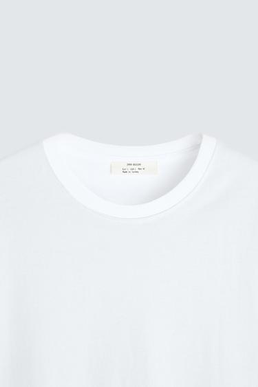T-SHIRT HEAVYWEIGHT À MANCHES COURTES - Blanc de Zara - Image 8