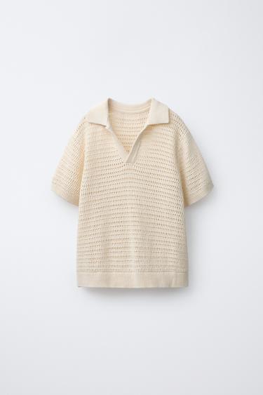 POLO RENDILHADO - Cru da Zara