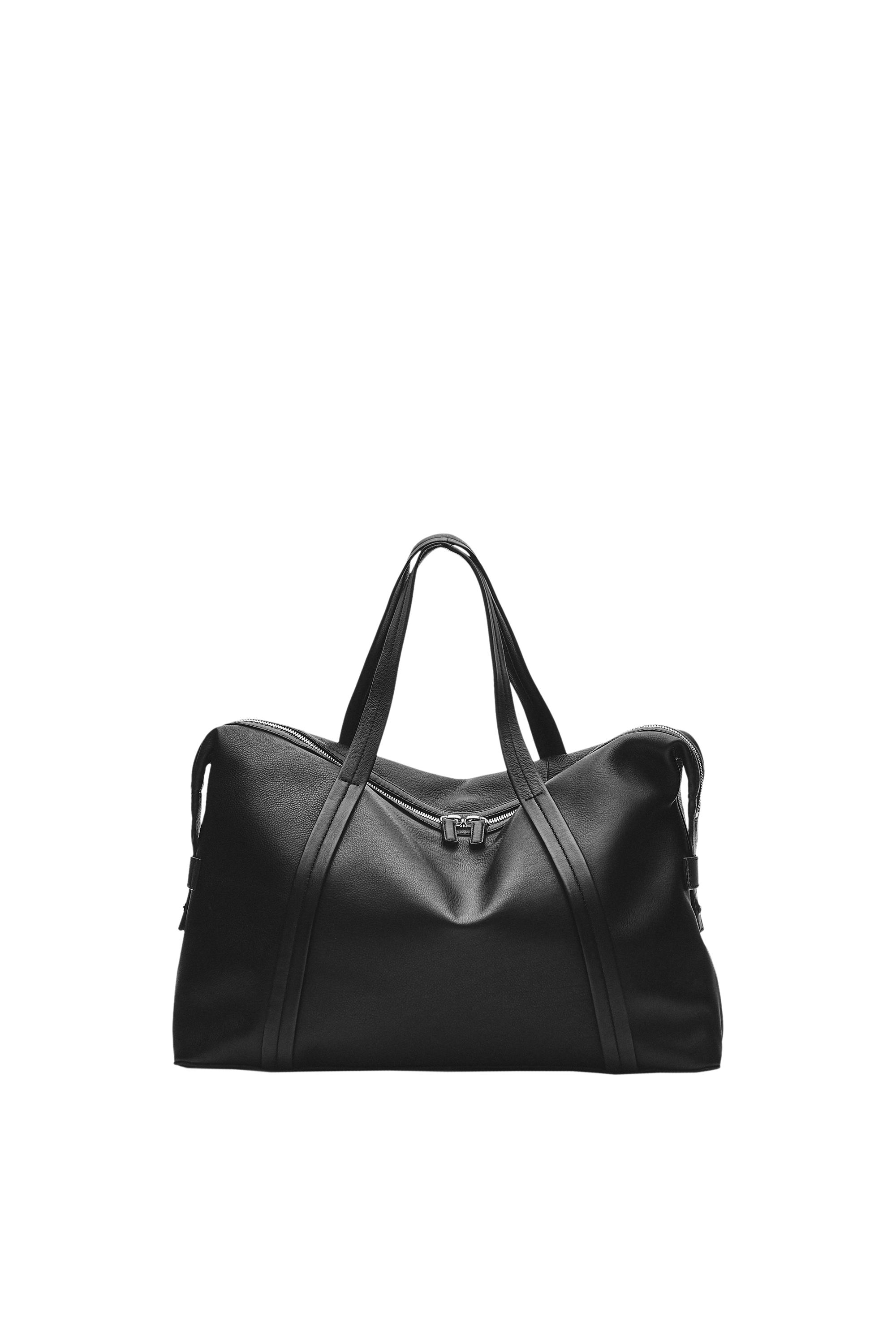 Nappa leather carry-on bag — Black