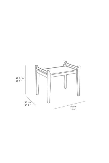 SMALL WOODEN BENCH - Brown by Zara - Image 5