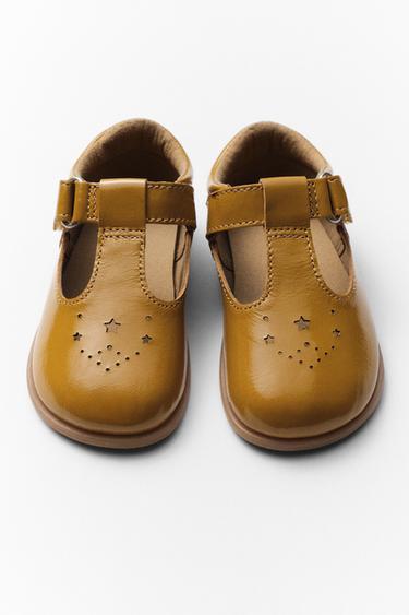Zara BAREFOOT LEATHER SHOES - Brown