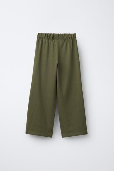 ENSEMBLE T-SHIRT ET PANTALON NERVURE HEAVY WEIGHT - Kaki de Zara - Image 4