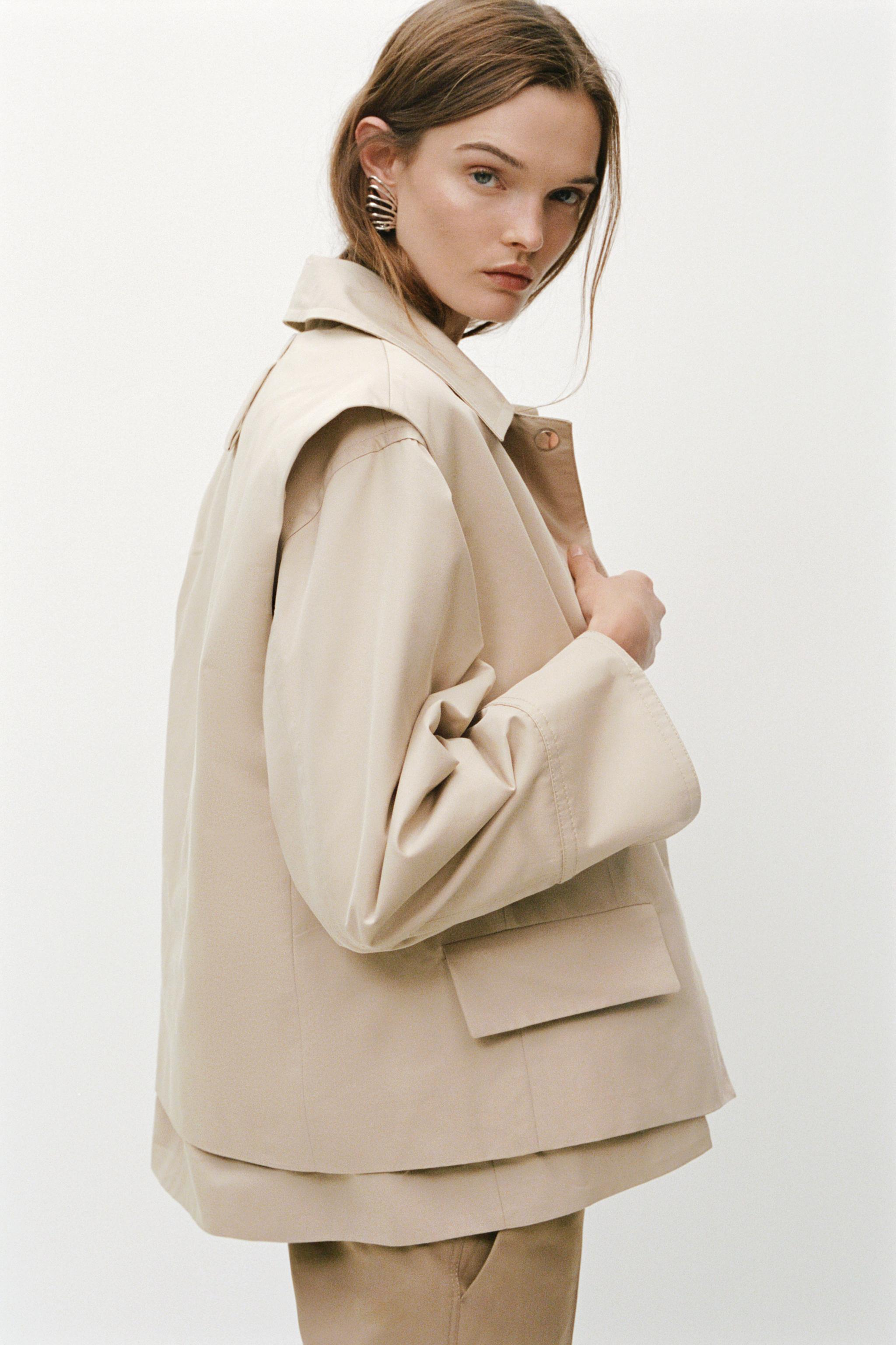 ZWコレクション ジャケット ベスト - サンド | ZARA Japan / 日本 