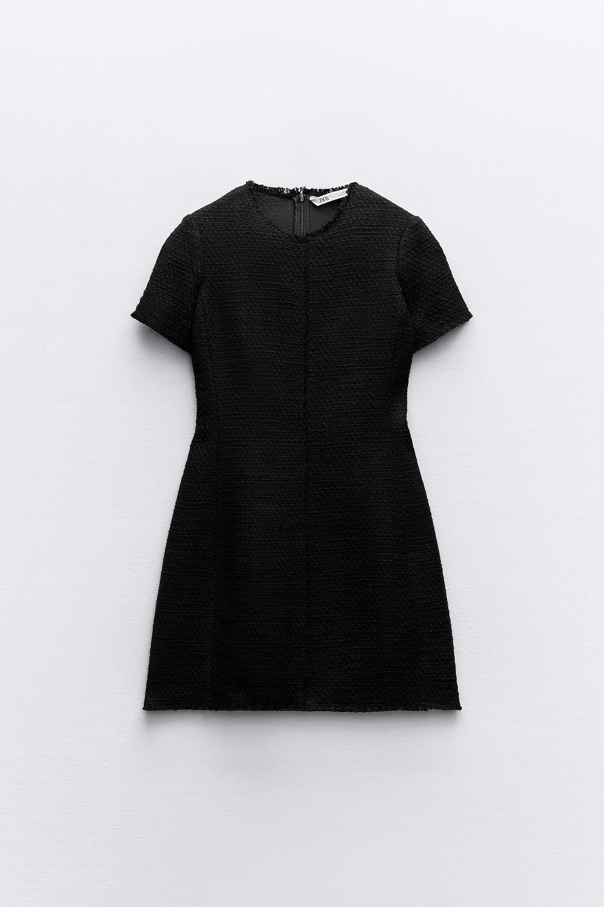 zara short pinstripe dress