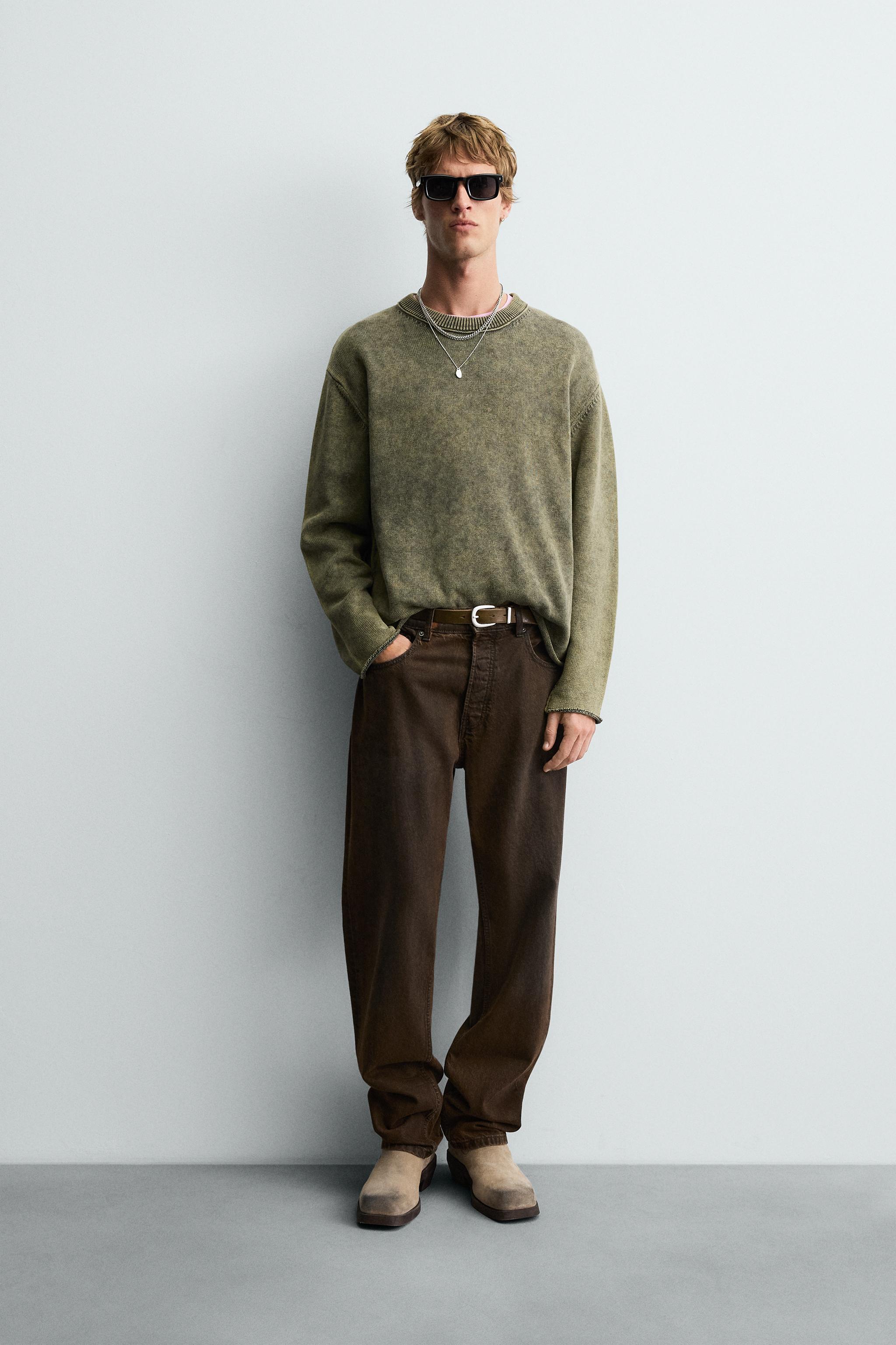 Zara ウォッシュド　ニット　セーター ZARA ザラ グラデーション テクスチャー ウォッシュド ニット