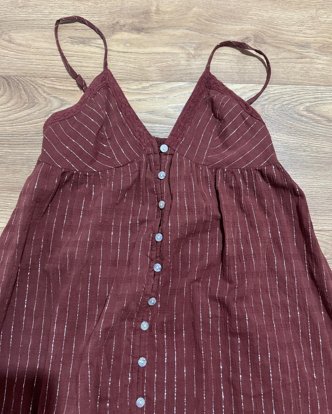 VESTIDO MINI DE ALGODÓN HILOS METALIZADOS - Image 4