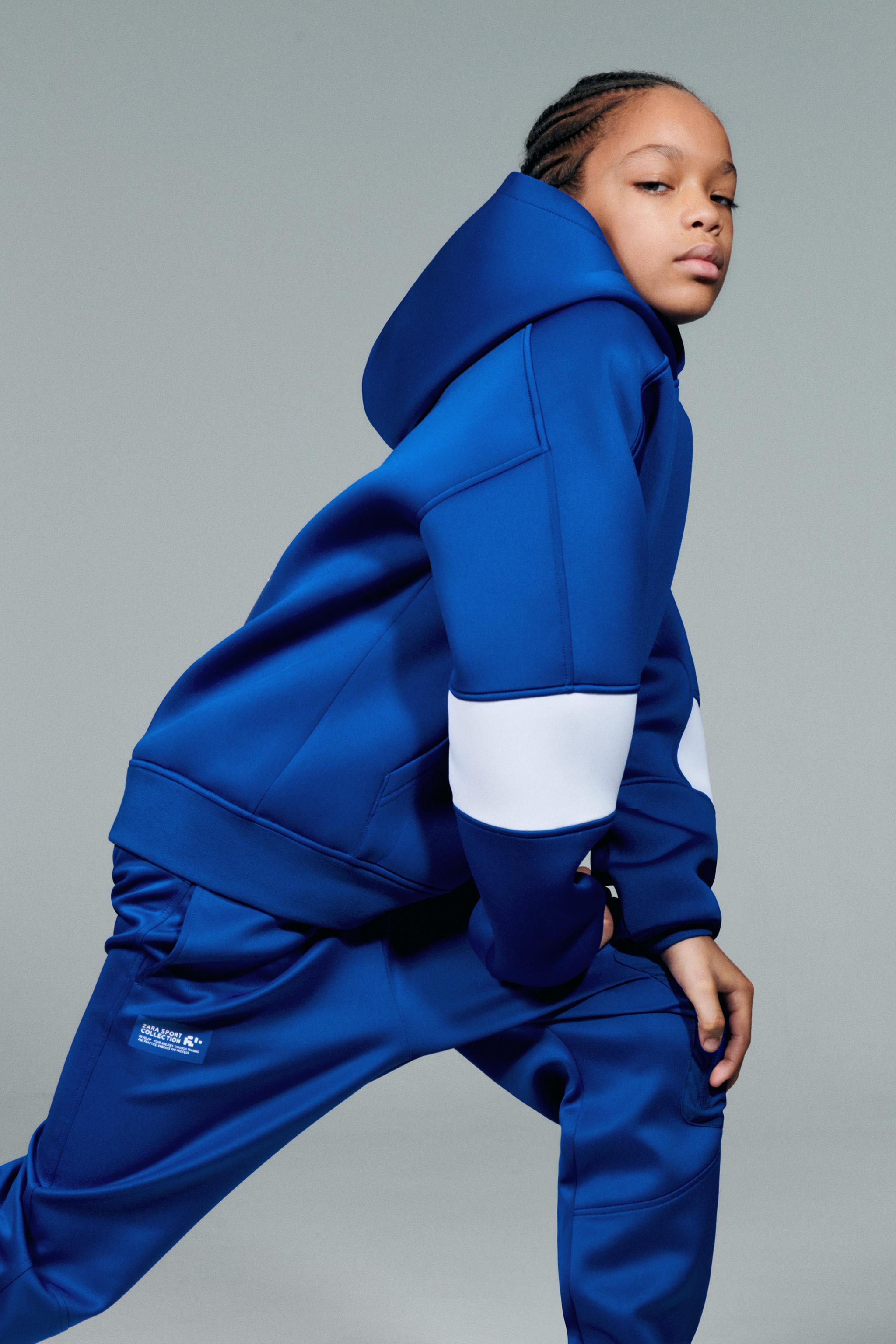 Zara blue online tracksuit