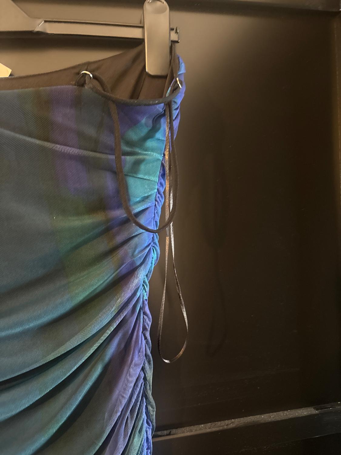 TULLE THE DYE MIDI DRESS - Image 4