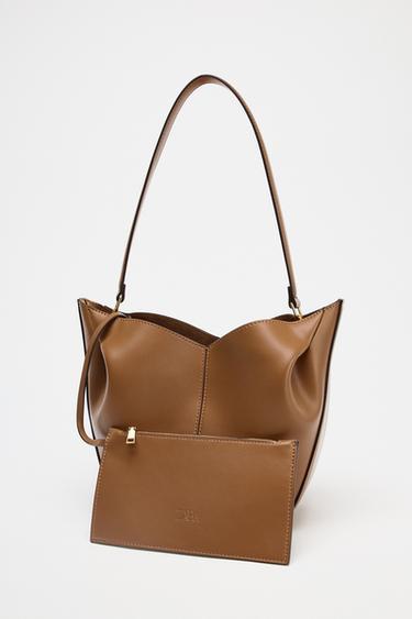 SHOPPER FRONCES - Marron foncé de Zara - Image 4