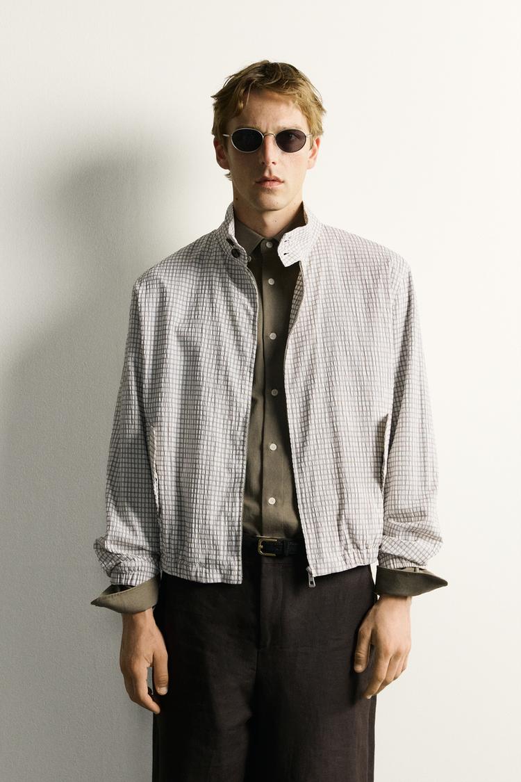 Chaqueta corta de cuadros 2