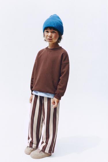 ENSEMBLE DE JOGGING SWEAT ET PANTALON À RAYURES - Tuile de Zara