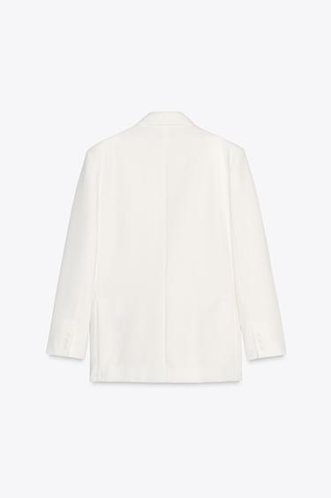 OVERSIZE BLAZER - White by Zara - Image 5