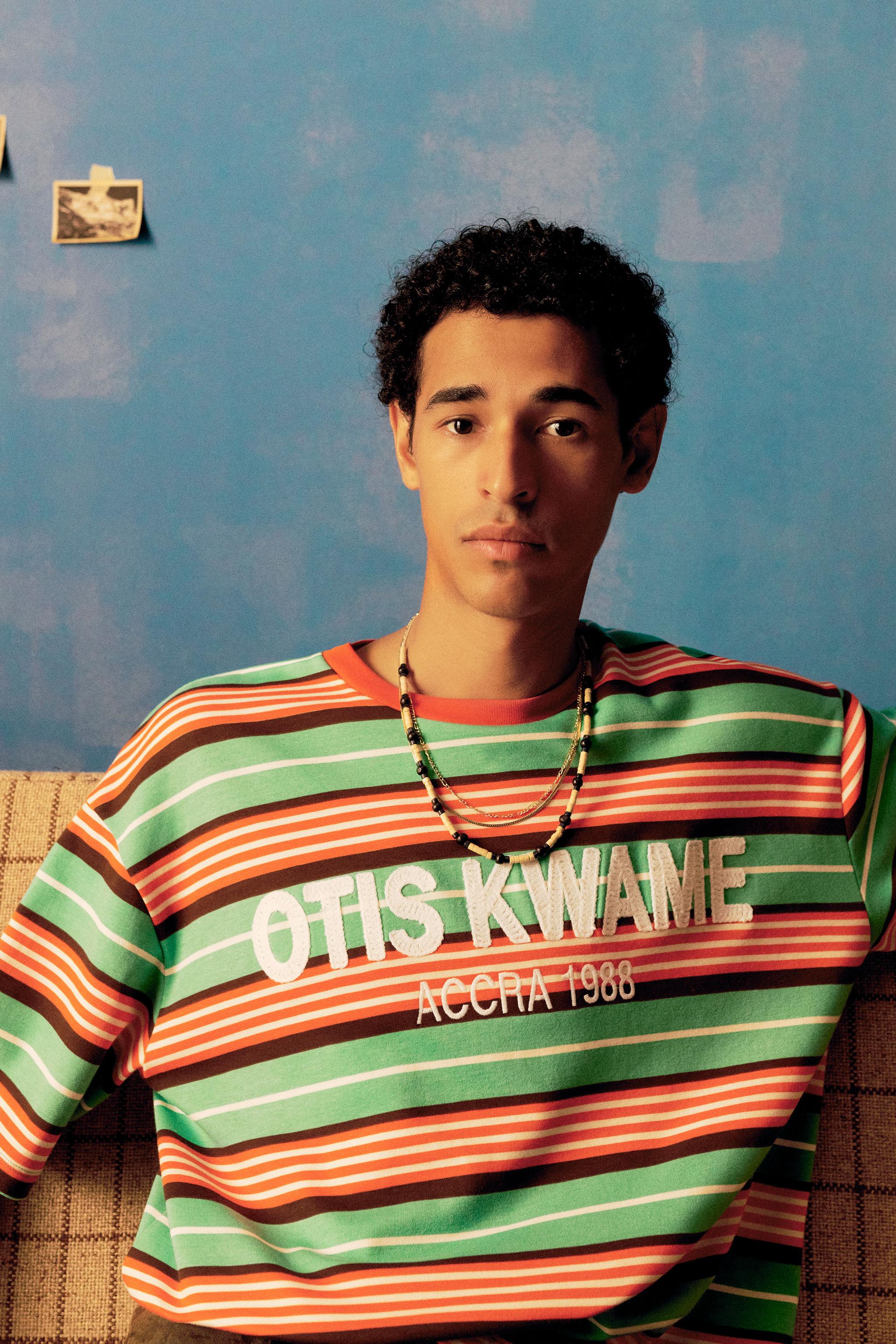 ZARA【NEW】☆ OTIS KWAME KYE QUAICOE SIGNATURE T-SHIRT OTIS KWAME KYE QUAICOE SIGNATURE T-SHIRT - Orange | ZARA