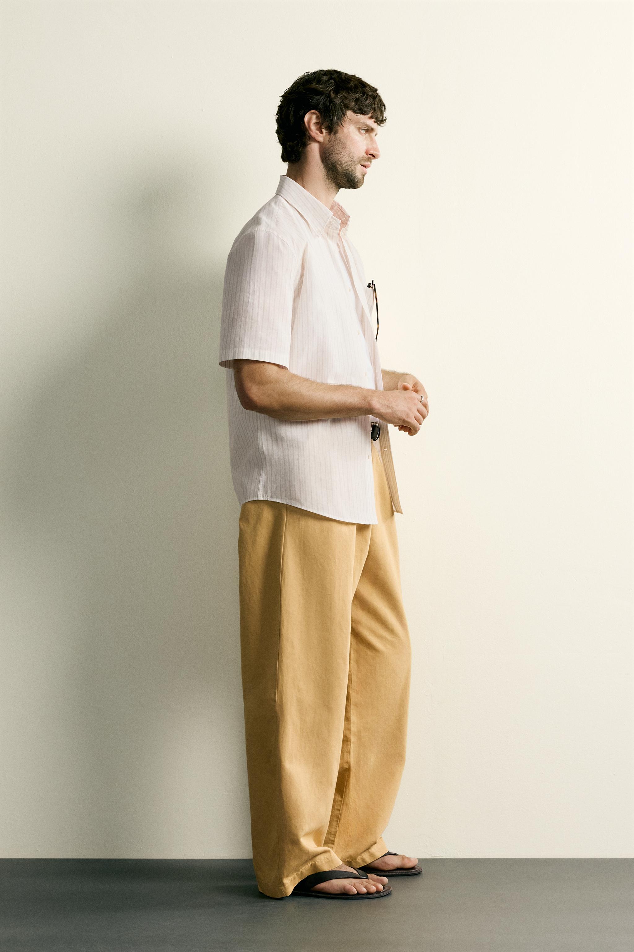 CHEMISE REGULAR FIT JACQUARD À RAYURES