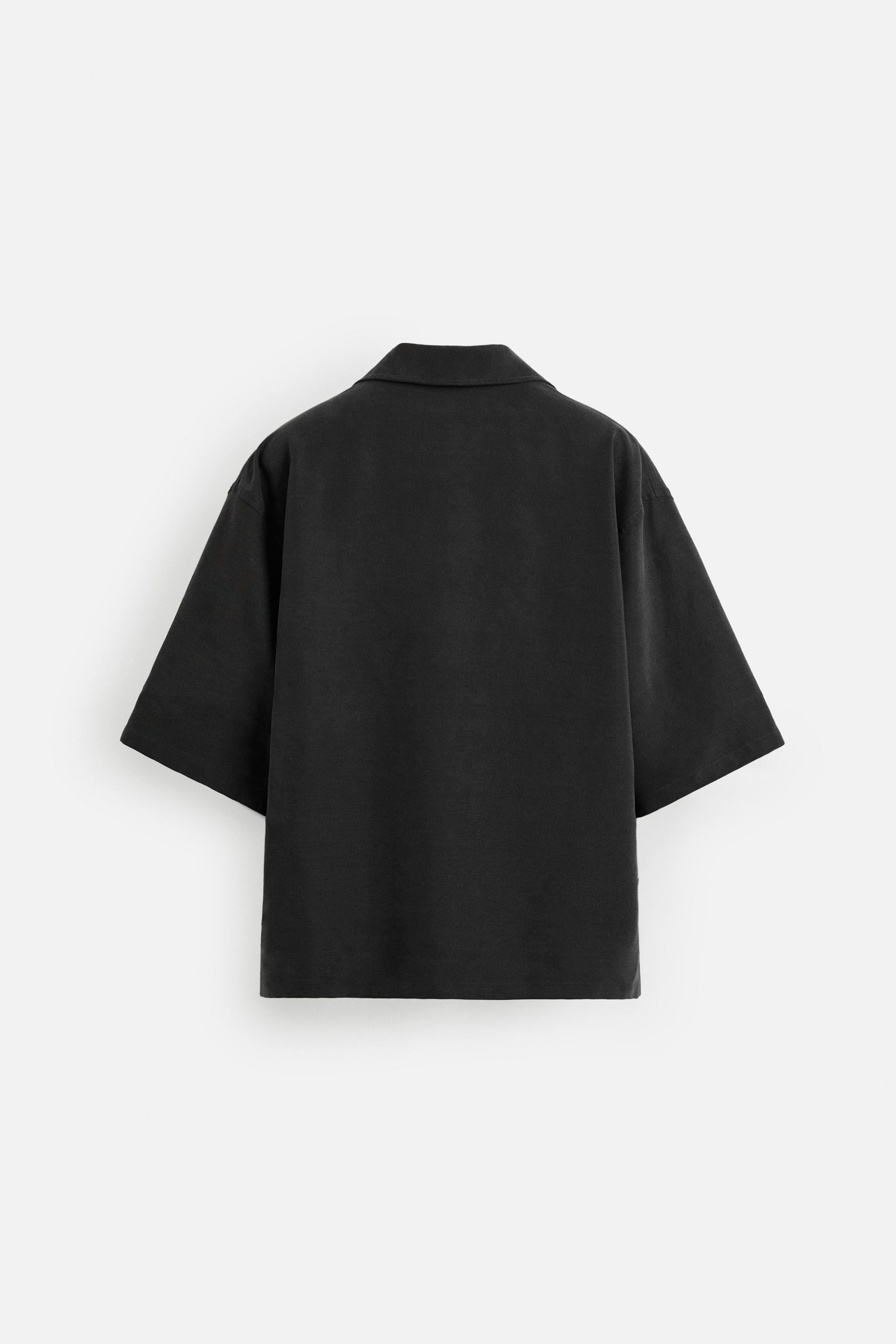 【ZARA】ウォッシュ加工リラックスフィットＴシャツ4087/497/700 WASHED RELAXED FIT T-SHIRT - Brown | ZARA United States