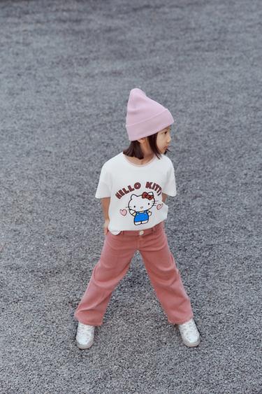 MARINE TWILL TROUSERS WITH DART DETAIL - Pink by Zara