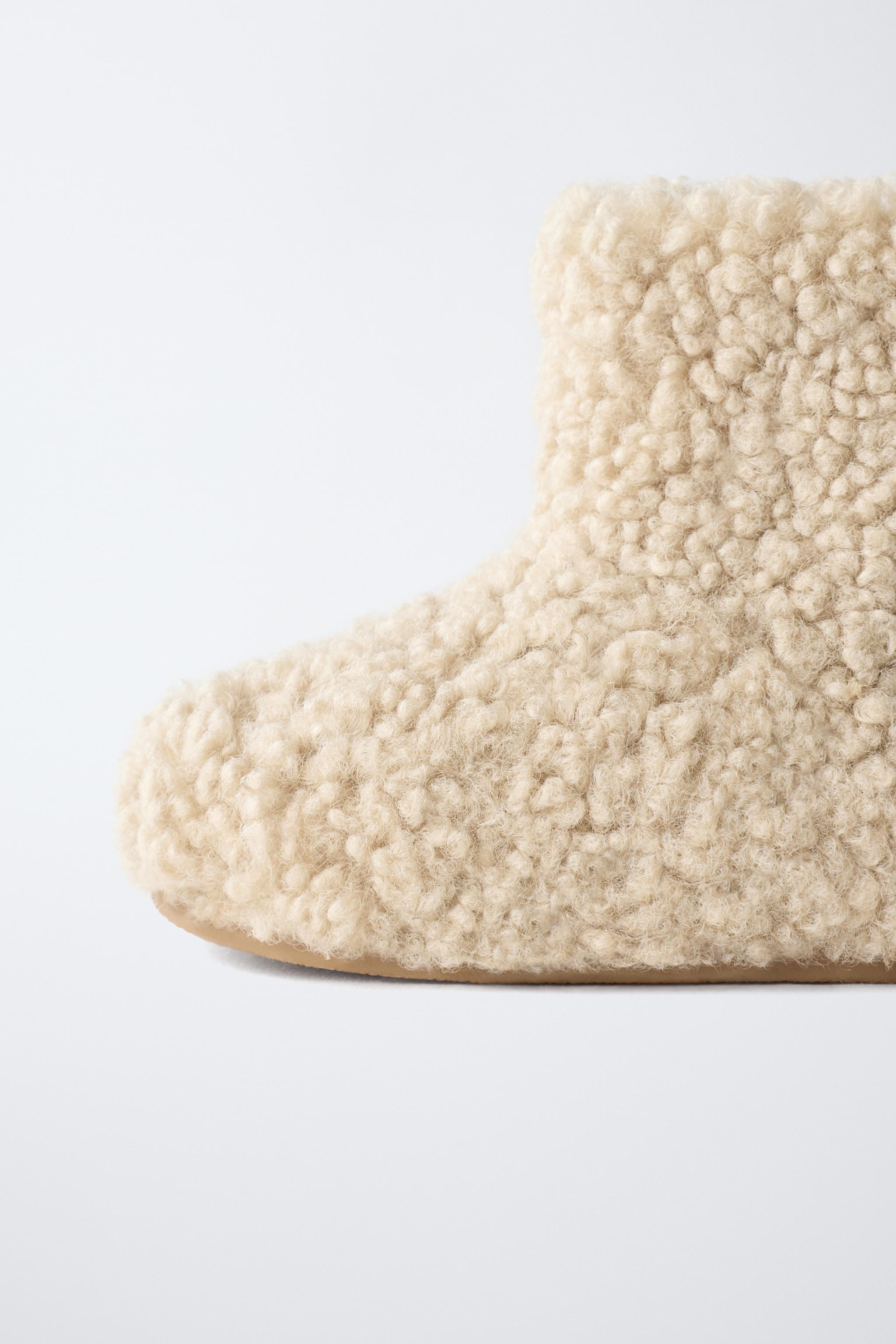 FAUX SHEARLING BOOTS