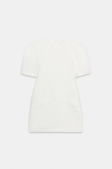 VESTIDO MINI ZW COLLECTION - Crudo de Zara