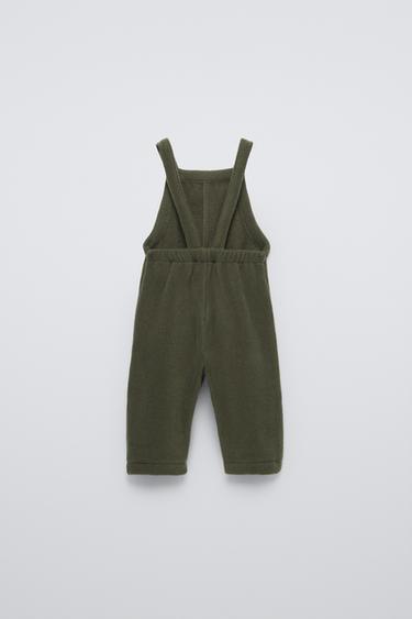 SOFT TOUCH DUNGAREES - Green by Zara - Image 1