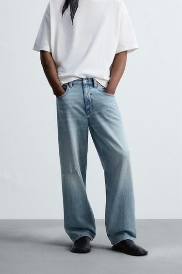 BAGGY FIT JEANS © OTIS KWAME KYE QUAICOE - Light blue by Zara