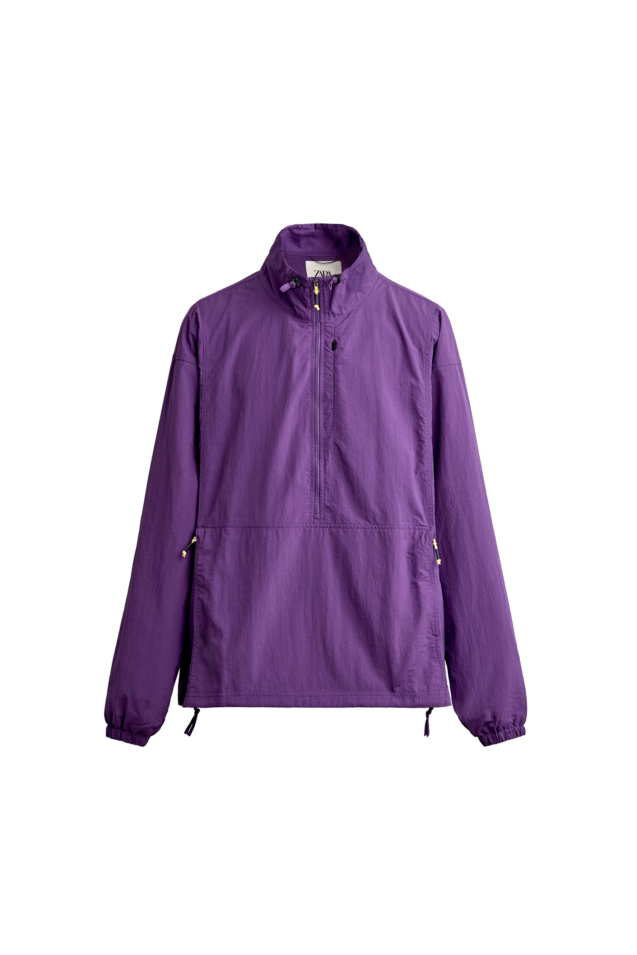 TECHNICAL ANORAK - Purple | ZARA United States