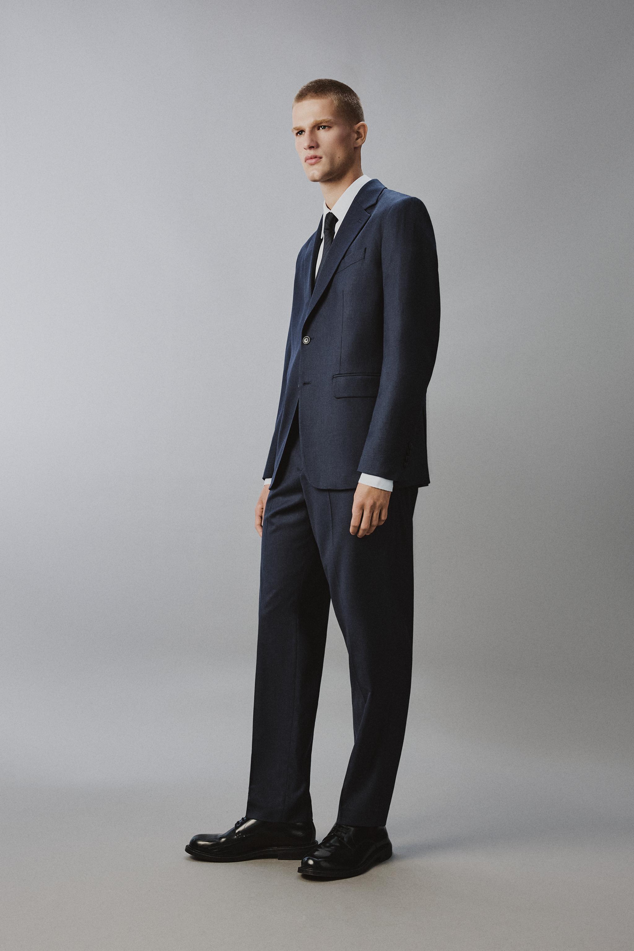 HOUNDSTOOTH SUIT JACKET