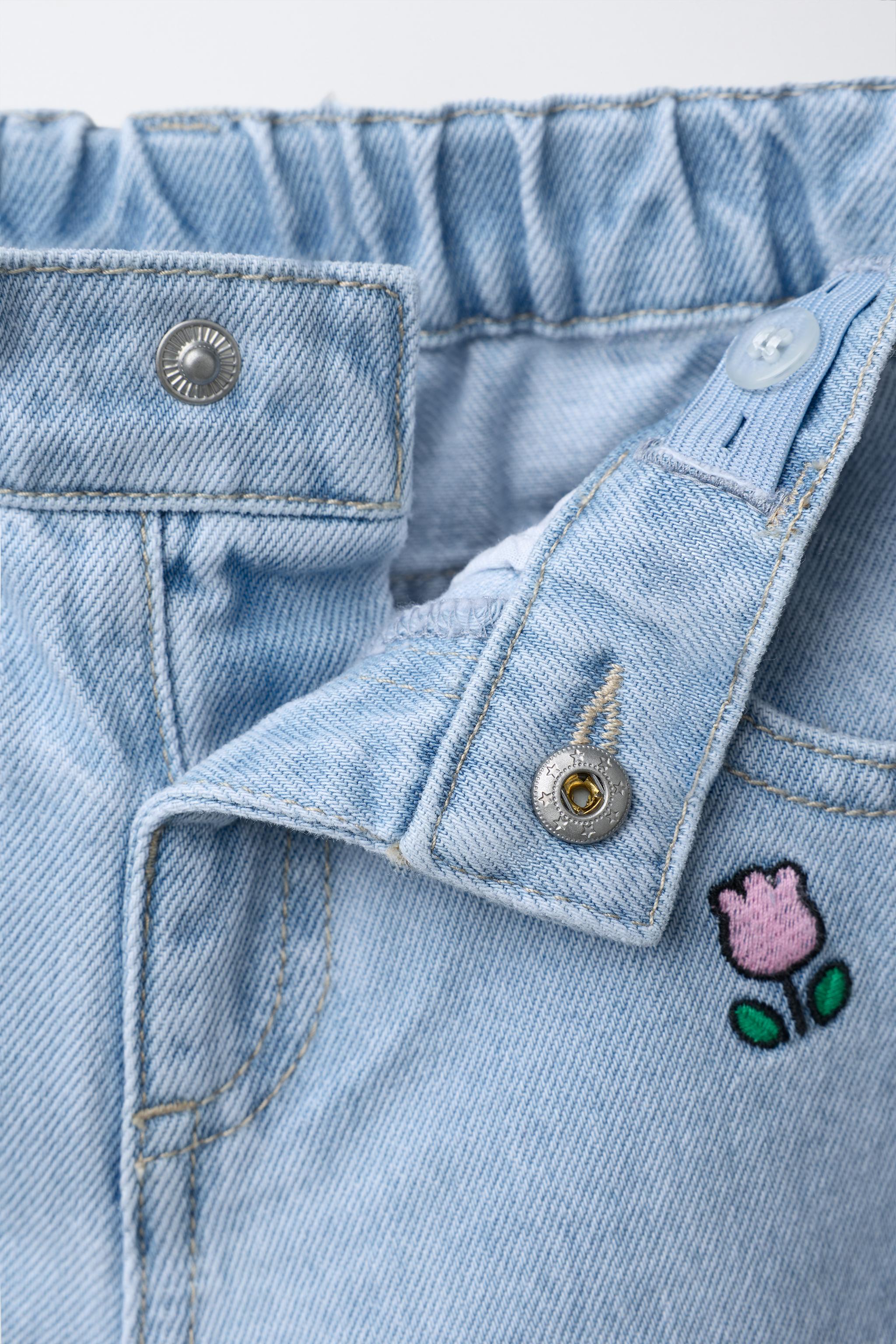 HELLO KITTY © SANRIO BARREL JEANS - Blue | ZARA United States