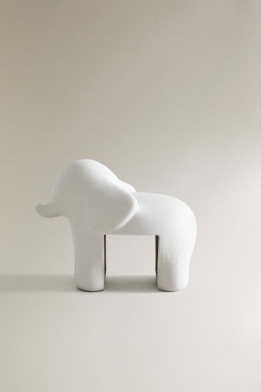 CHILDREN'S ELEPHANT DOORSTOP - Grey by Zara - Image 0