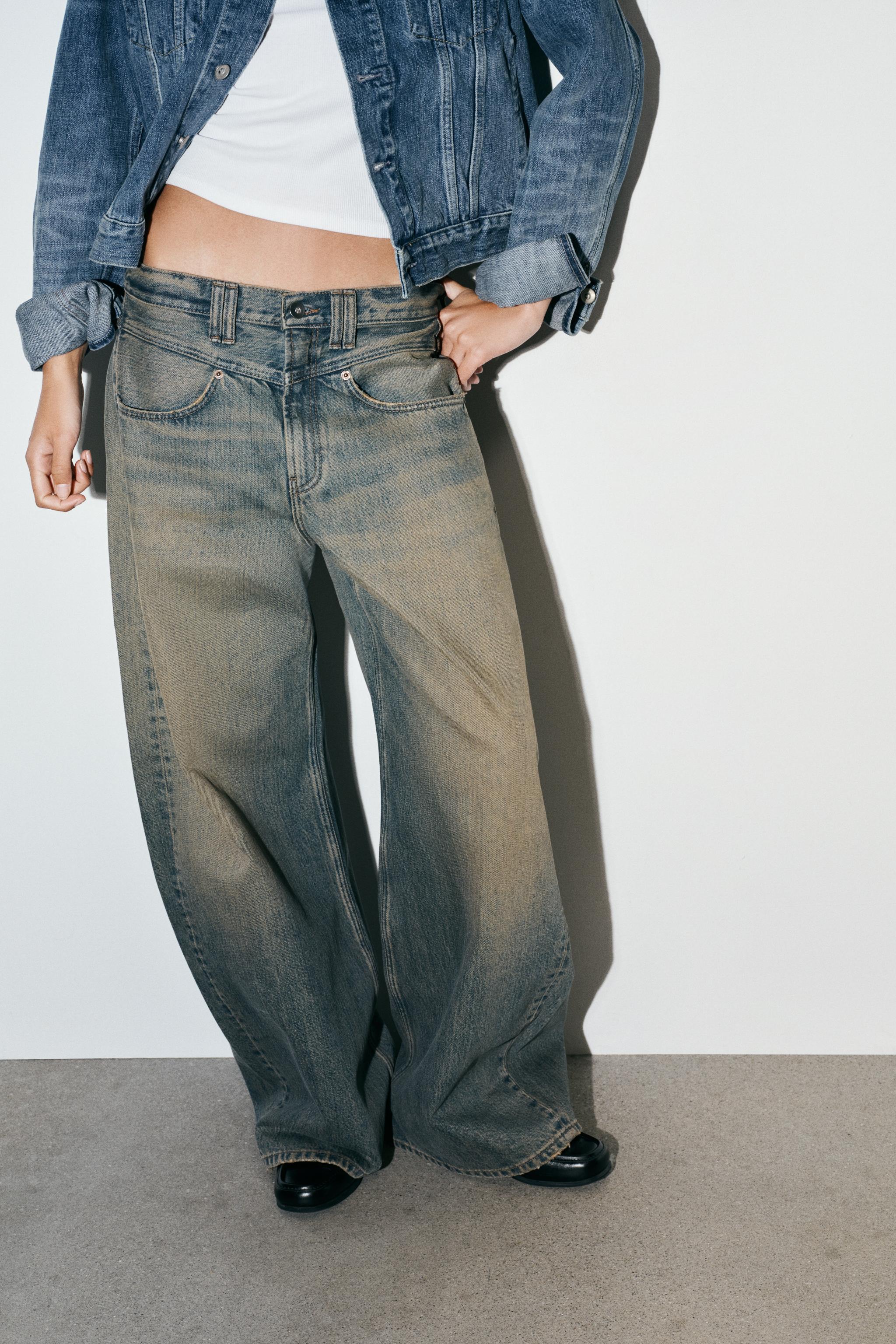 TRF LOW-RISE BAGGY JEANS
