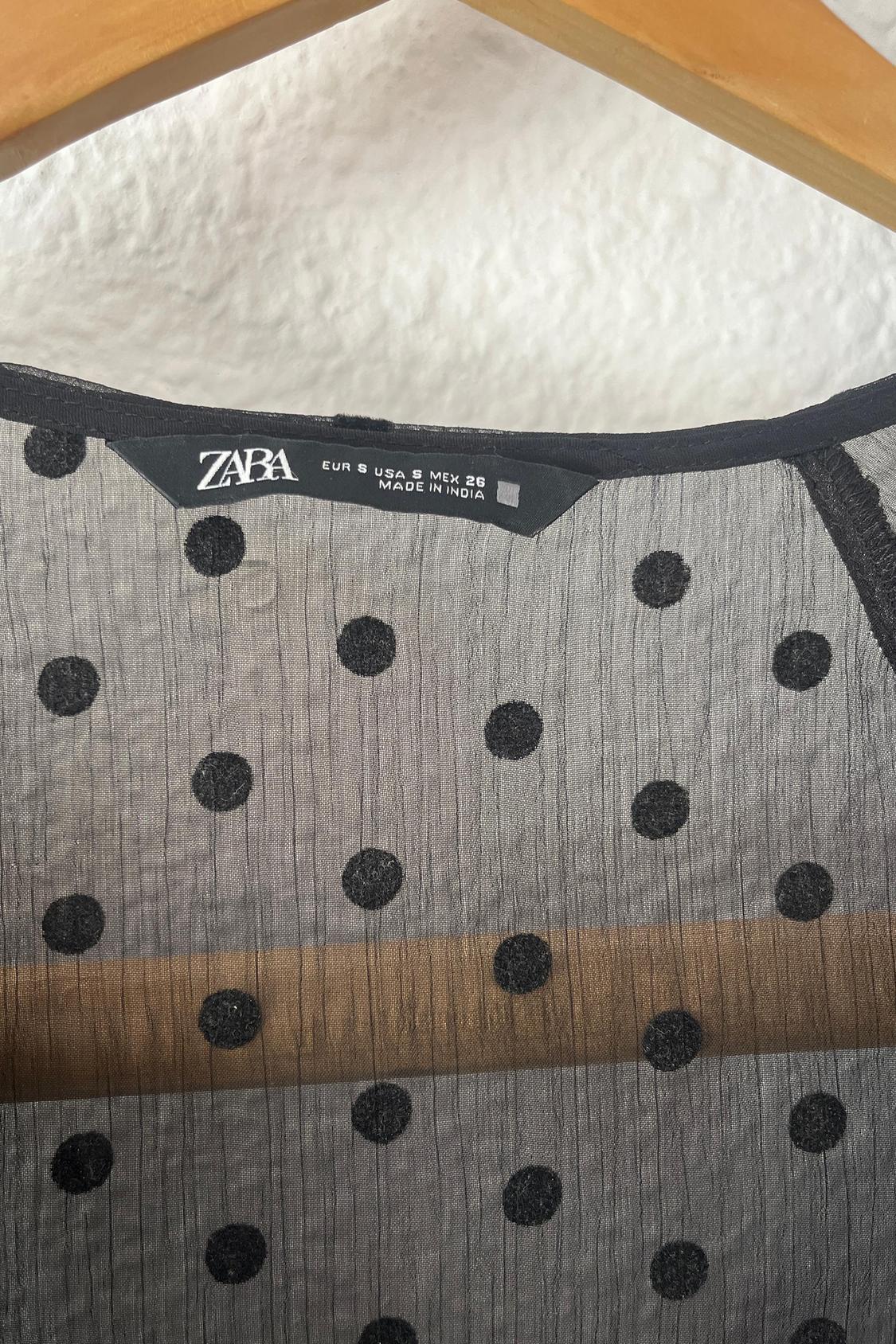 DOTTED MESH MINI DRESS - Image 2