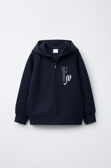 SPORTY HOODIE - Petrol blue by Zara