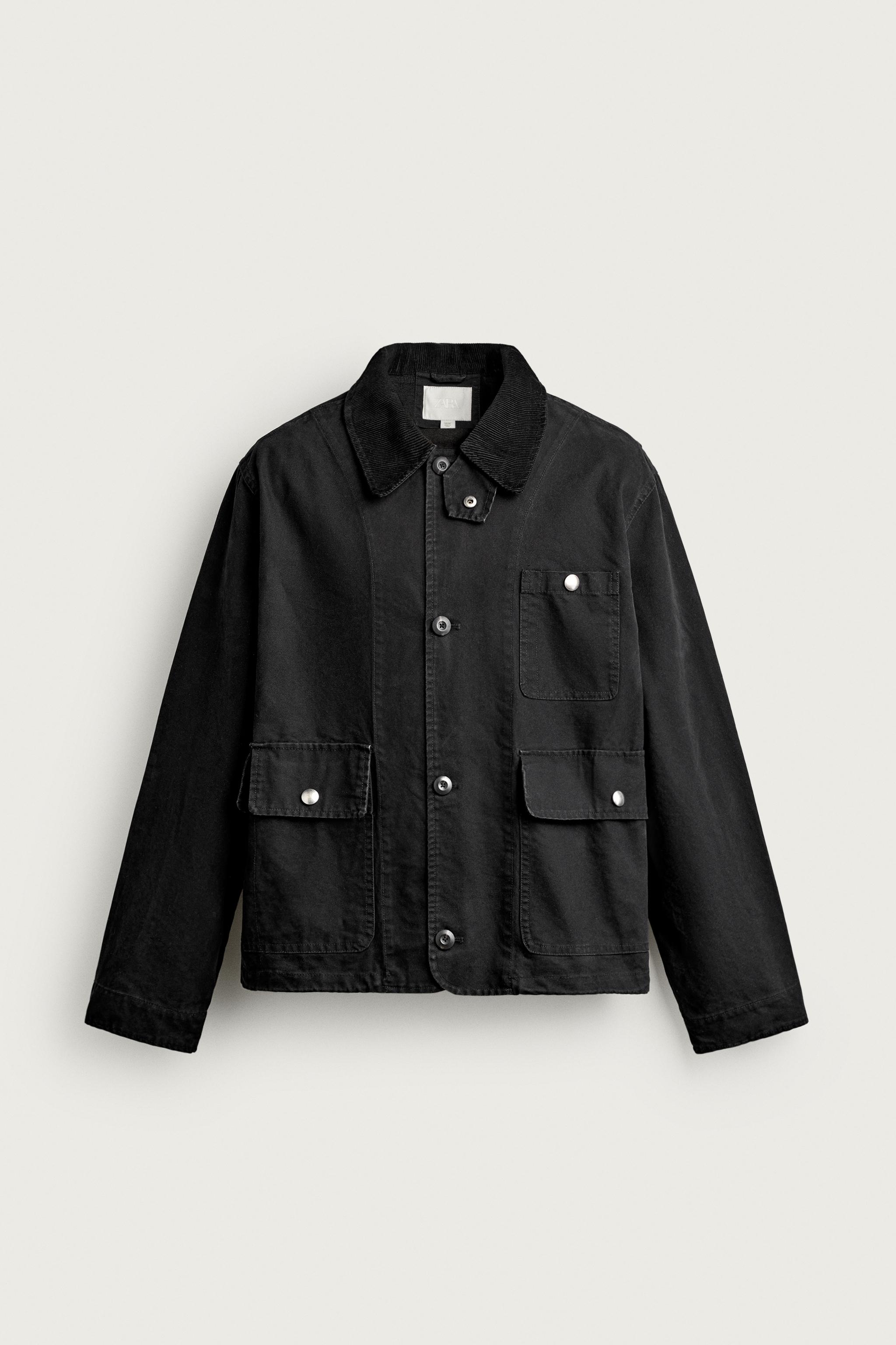 CORDUROY COLLAR POCKET JACKET