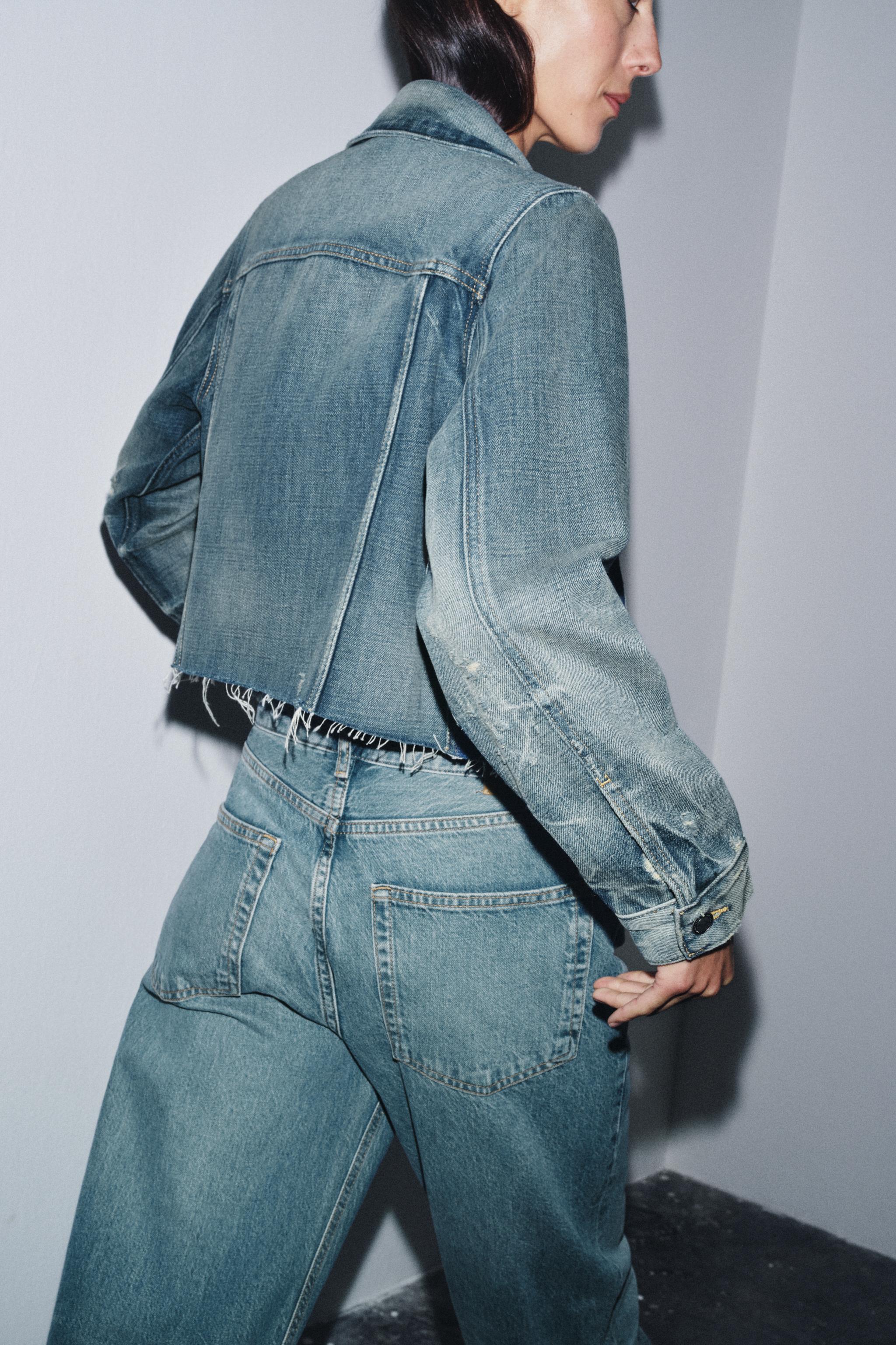 ZARA Gジャン アウター デニム スカート セットアップ ZARAのアイテムを使った「デニムジャケット」のレディース人気