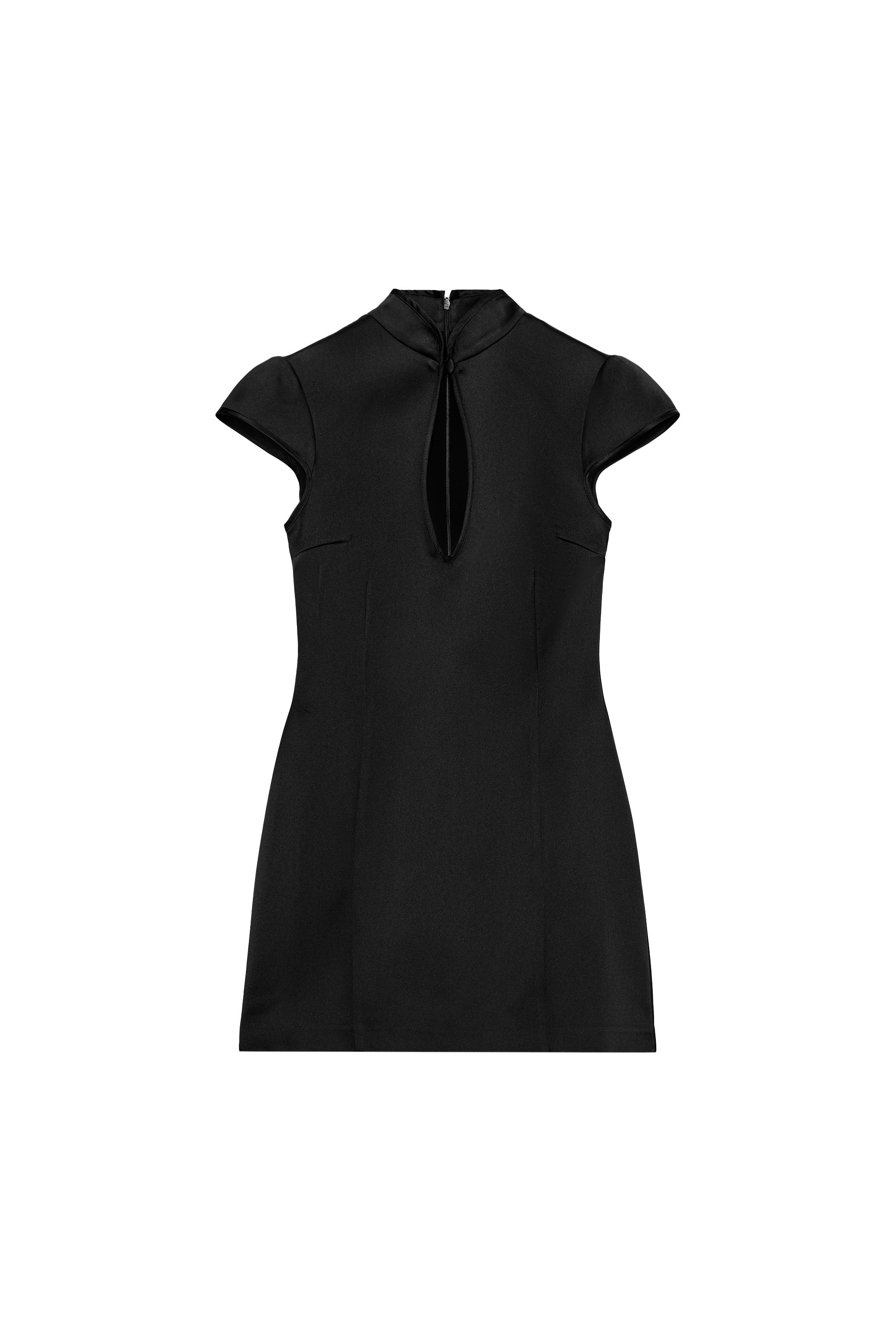 zara black dress white collar One-piece White Collar Dress | Semi Formal