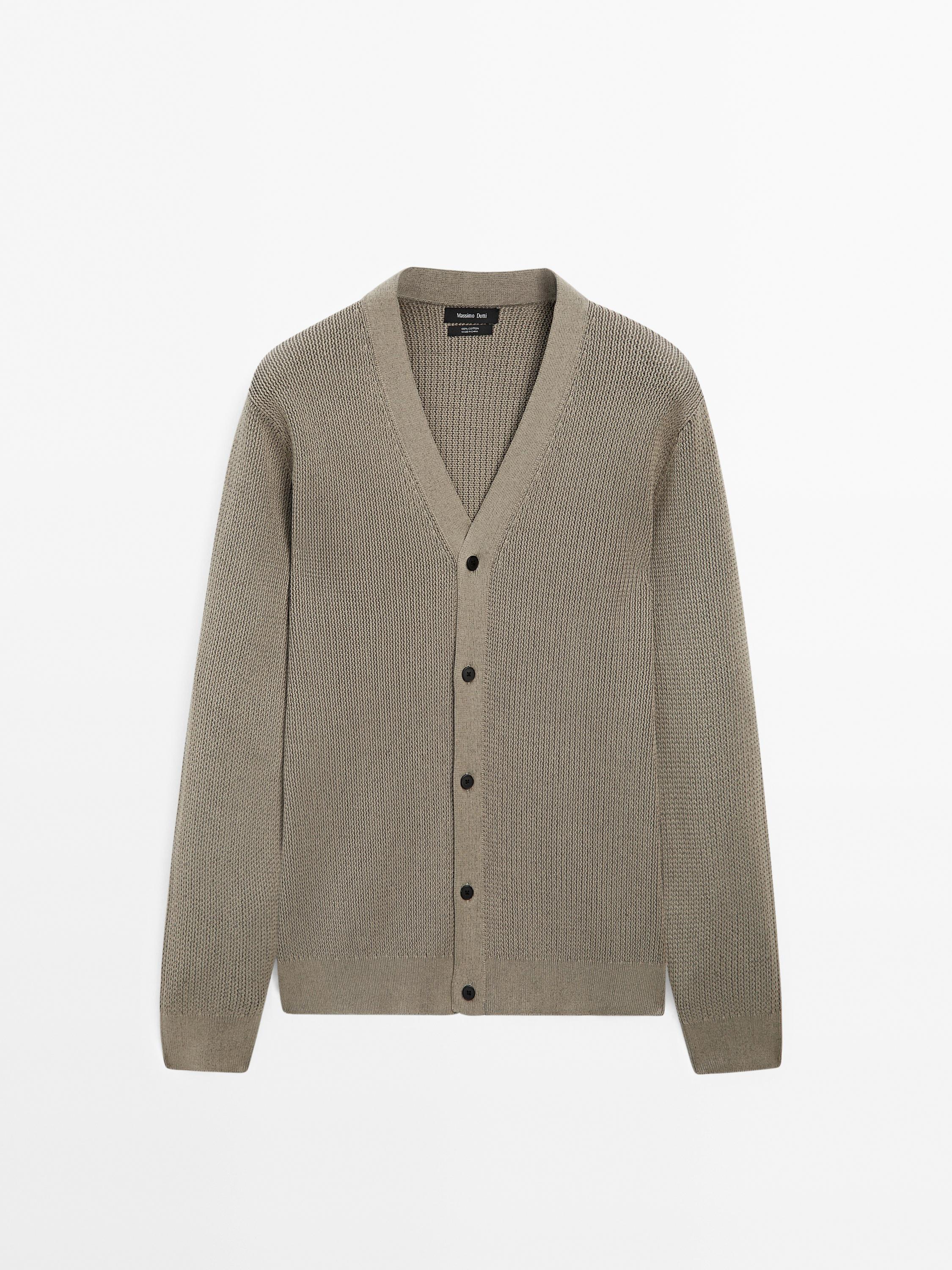 Cardigan 100 % coton